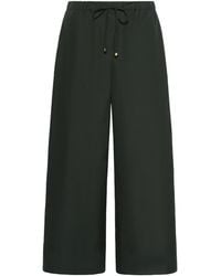 Max Mara - Drawstring Wide-Leg Trousers - Lyst