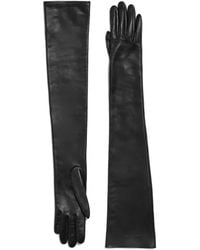 Balenciaga - Leather Long Gloves - Lyst