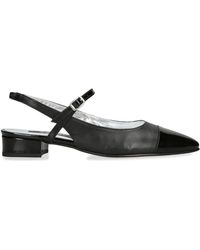 CAREL PARIS - Leather Oceano Slingback Ballet Flats - Lyst