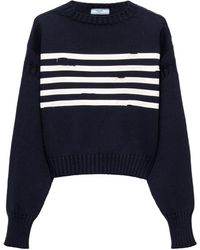 Prada - Cotton Pullover - Lyst
