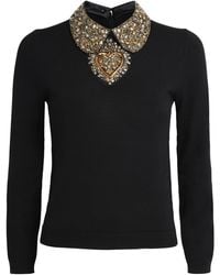 Alice + Olivia - Porla Collared Sweater - Lyst