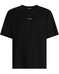 Dolce & Gabbana - Cotton Jersey Logo T-Shirt - Lyst