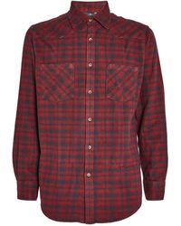 7 For All Mankind - Cotton Western Check Shirt - Lyst