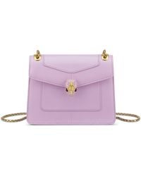 BVLGARI - Small Leather Serpenti Forever Day-To-Night Shoulder Bag - Lyst