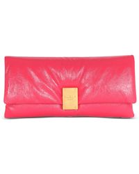 Balmain - Patent Leather 1945 Soft Clutch Bag - Lyst