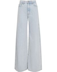 KHAITE - Dane High-Rise Wide-Leg Jeans - Lyst