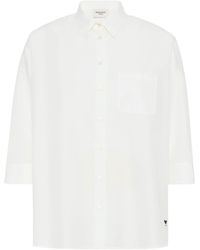 Weekend by Maxmara - Cotton Cropped Sleeve Shirt - Lyst