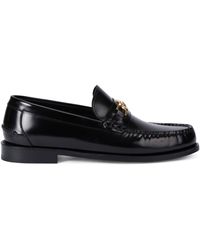 Versace - Leather Medusa 95 Loafers - Lyst