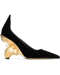 Jimmy Choo - Ithaca 95 Velvet Pumps - Lyst