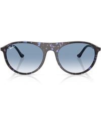 Ray-Ban - Rb2215 Rounded Square Sunglasses - Lyst