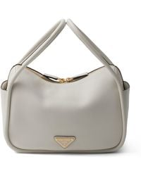 Prada - Leather Darling Top-Handle Bag - Lyst