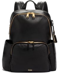 Tumi Leather Voyageur Ruby Backpack in Gray | Lyst