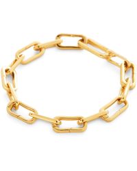 Monica Vinader - Vermeil Alta Charm Bracelet - Lyst