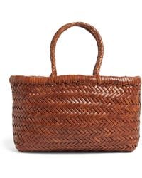 Dragon Diffusion - Mini Leather Flat Gora Tote Bag - Lyst