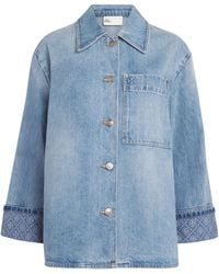 Tory Burch - Barn Denim Jacket - Lyst