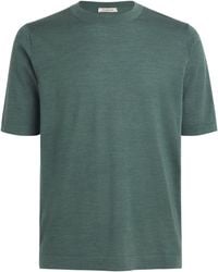 FIORONI CASHMERE - Virgin Wool T-Shirt - Lyst