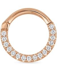 Maria Tash - Diamond Horizontal Eternity Single Hoop Earring - Lyst
