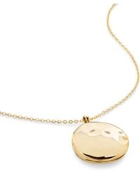 Monica Vinader - Mv Siren Round Locket Necklace - Lyst