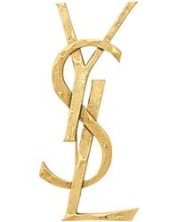 Saint Laurent - Cassandre Brooch - Lyst