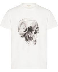 Alexander McQueen - Dragonfly Skull T-shirt - Lyst