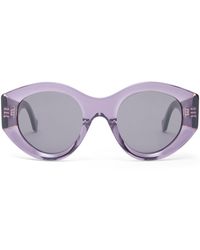 Loewe - Butterfly Maxi Anagram Sunglasses - Lyst