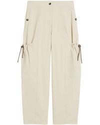 Max Mara - Stretch-Cotton Cargo Trousers - Lyst
