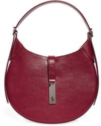 Polo Ralph Lauren - Small Leather Id Shoulder Bag - Lyst