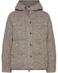 Brunello Cucinelli - Reversible Virgin Wool And Silk Down Jacket With Hood - Lyst