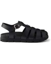 Prada - Rubber Fisherman Sandals - Lyst