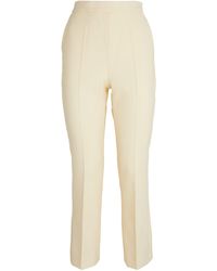 Max Mara - Wool-blend Tailored Trousers - Lyst