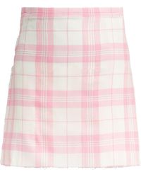 Vivienne Westwood - Check Pleated Mini Skirt - Lyst