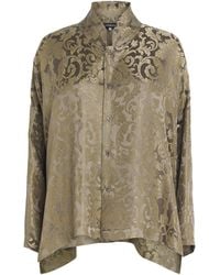 Eskandar - Metallic Jacquard Shirt - Lyst