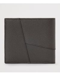 LOEWE PUZZLE EDGE BIFOLD COIN ダークグレー Puzzle bifold coin