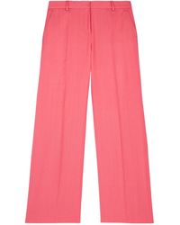 The Kooples - Wide-leg Tailored Trousers - Lyst