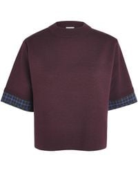 Claudie Pierlot - Knitted Funnel-Neck Sweater Top - Lyst