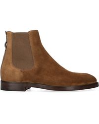 Zegna - Suede Torino Chelsea Boots - Lyst