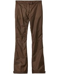 Miu Miu - Technical Fabric Flare Trousers - Lyst