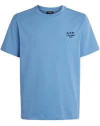 A.P.C. - Cotton Rue Madame Logo T-Shirt - Lyst