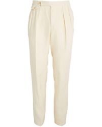 Polo Ralph Lauren - Linen Tailored Trousers - Lyst