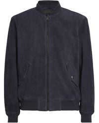PAIGE - Suede Chen Bomber Jacket - Lyst