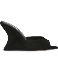 Aquazzura - Suede Bisous Wedges 95 - Lyst