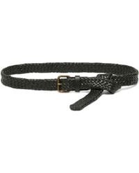 Weekend by Maxmara - Leather Woven Belt - Lyst