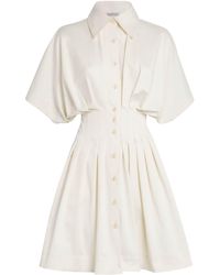Palmer//Harding - Stretch-Cotton Courage Mini Dress - Lyst