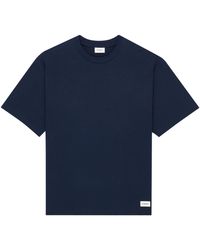 Saint Laurent - Cotton-Blend Logo-Patch T-Shirt - Lyst