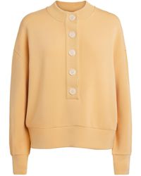 Varley - Freesoft Button-Front Reena Sweatshirt - Lyst