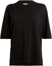 Harrods - Cashmere Knitted T-shirt - Lyst