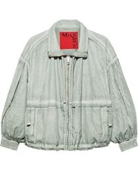 MAX&Co. - Oversized Zip-Up Jacket - Lyst