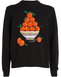 Casablancabrand - Intarsia Knit Pyramide D'oranges Sweater - Lyst