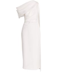 ROKSANDA - Crepe Draped Maite Maxi Dress - Lyst