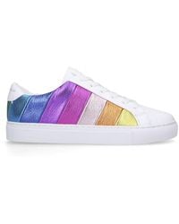 Kurt Geiger - Leather Rainbow Lane Stripe Sneakers - Lyst